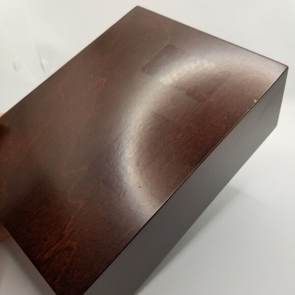 Red Envelope Cigar Lover's Kit Maple Veneer Nickel Finish Ashtray Lighter READ - Picture 12 of 12